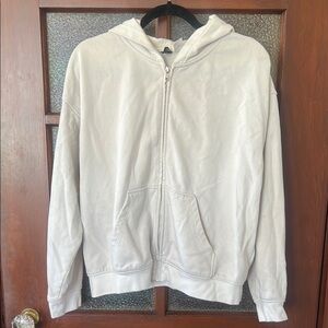 💕Divided White Minimalist Hoodie Sweatshirt